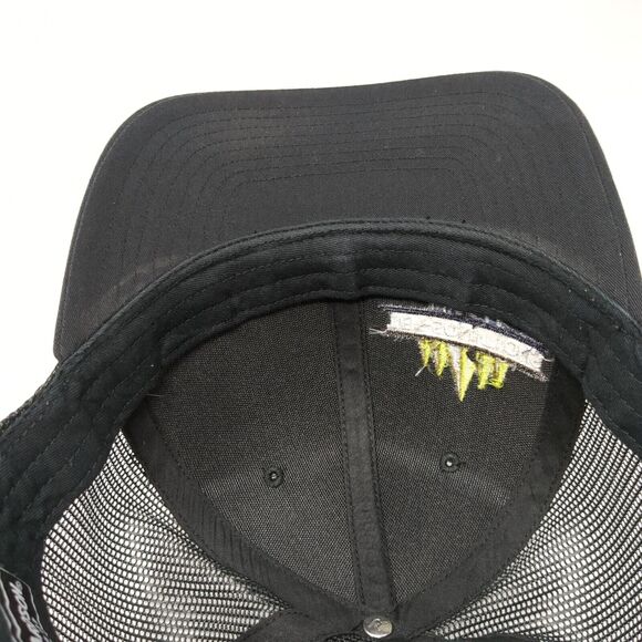 Tek-Solutions Snapback Trucker Hat Black OS Adjustable Mesh Back Richardson - Picture 7 of 9